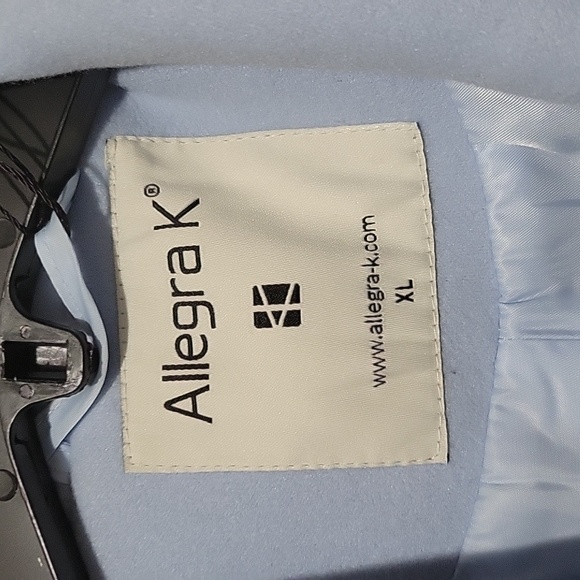 NWT Allegra K Double Breasted Coat - Picture 3 of 8